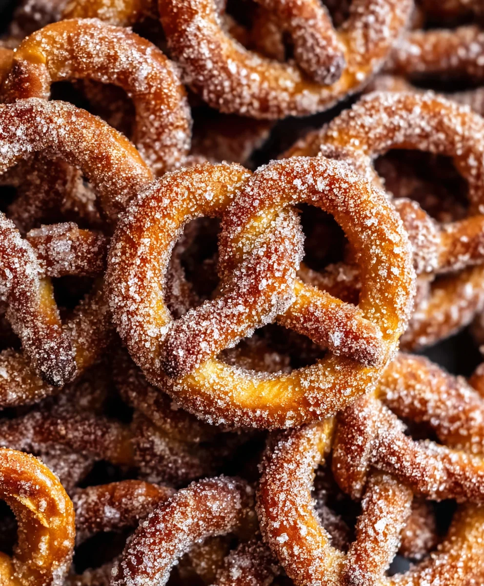 Easy Cinnamon Sugar Pretzels - Quick Sweet Snack