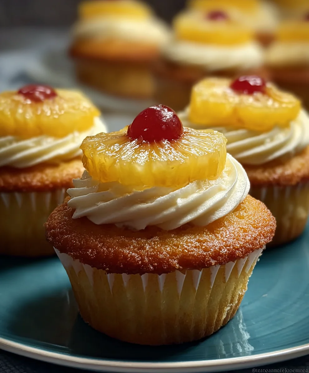 Sweet Pineapple Cupcakes- Tropical Delight Recipe