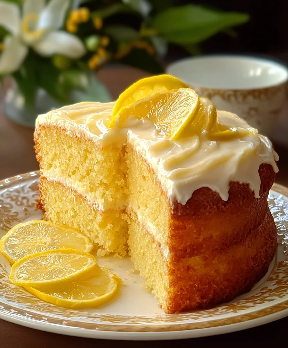 Lemon Heaven Cake-A Zesty Dessert Delight