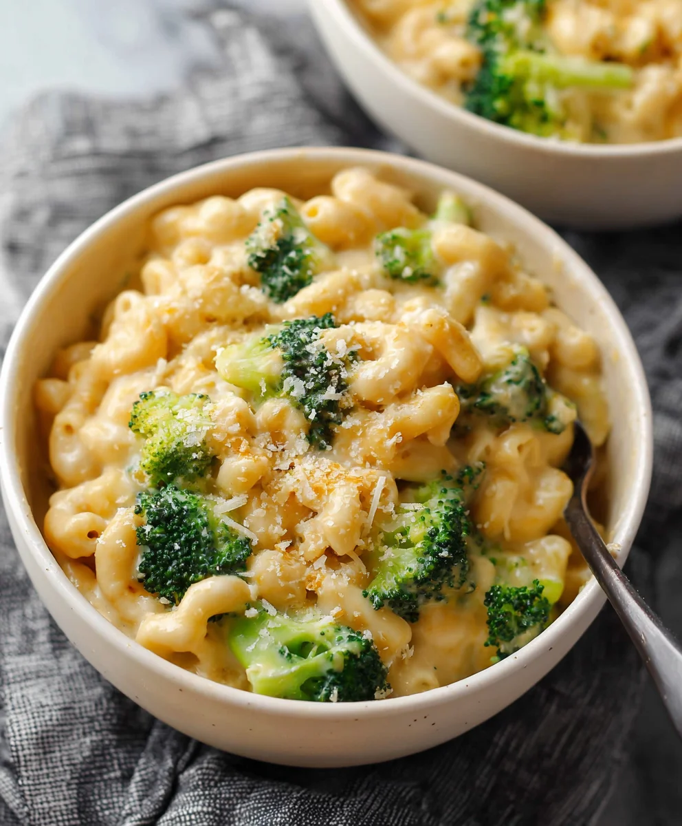 Healthy One-Pot Broccoli Mac and Cheese-Easy Meal