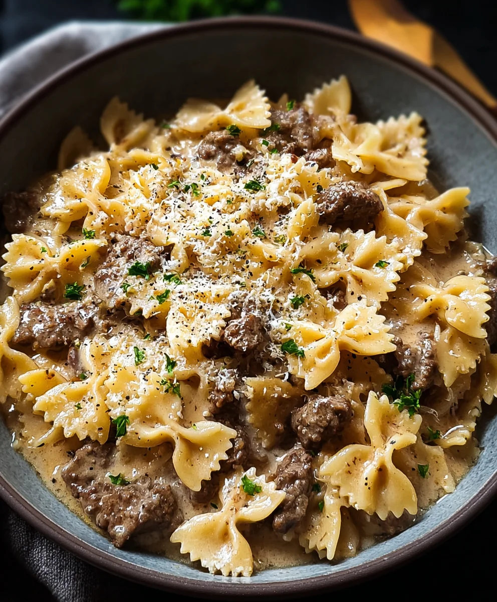 Garlic Beef Pasta - Quick & Flavorful Dinner Recipe