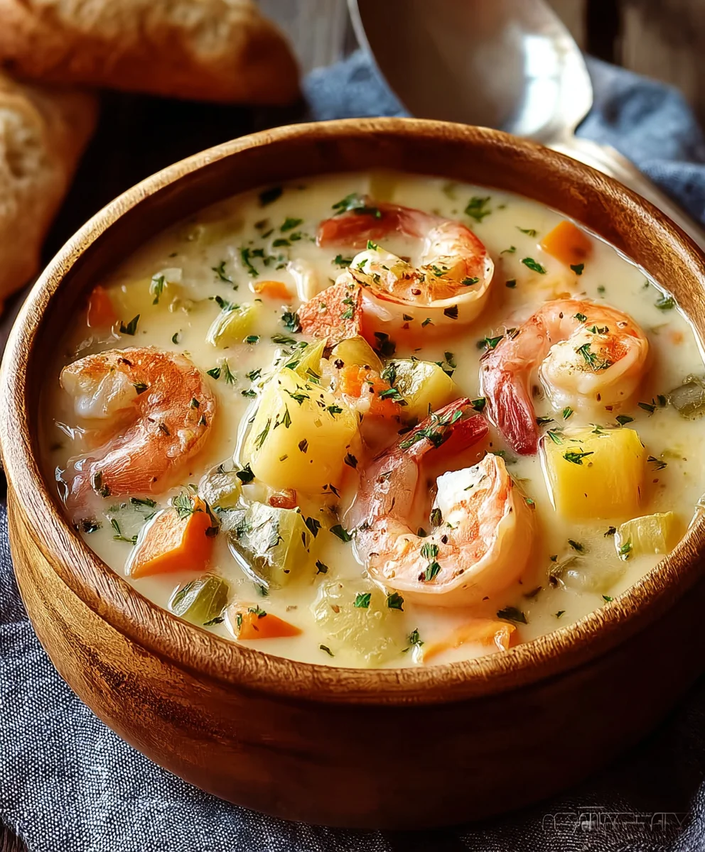 Creamy Shrimp Chowder Recipe-Hearty & Delicious