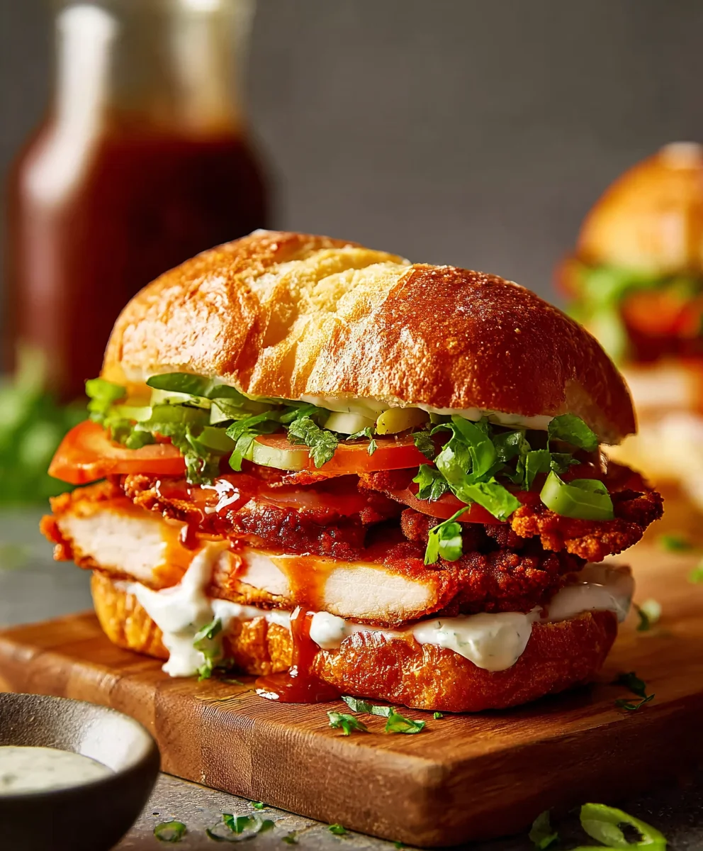 Spicy Baked Nashville Hot Beef Sandwich Recipe