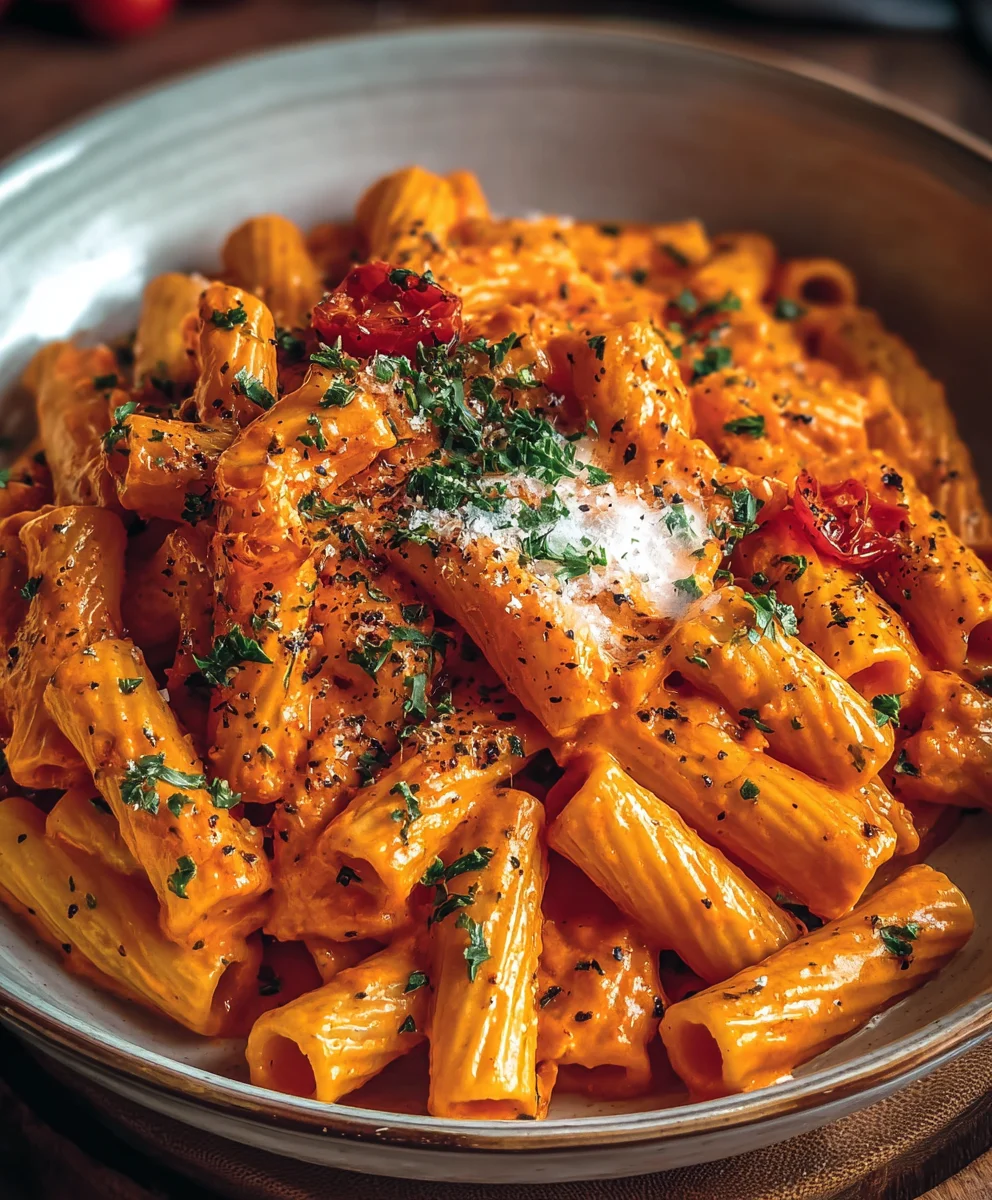 Creamy Tomato Garlic Pasta - Easy & Delicious Recipe