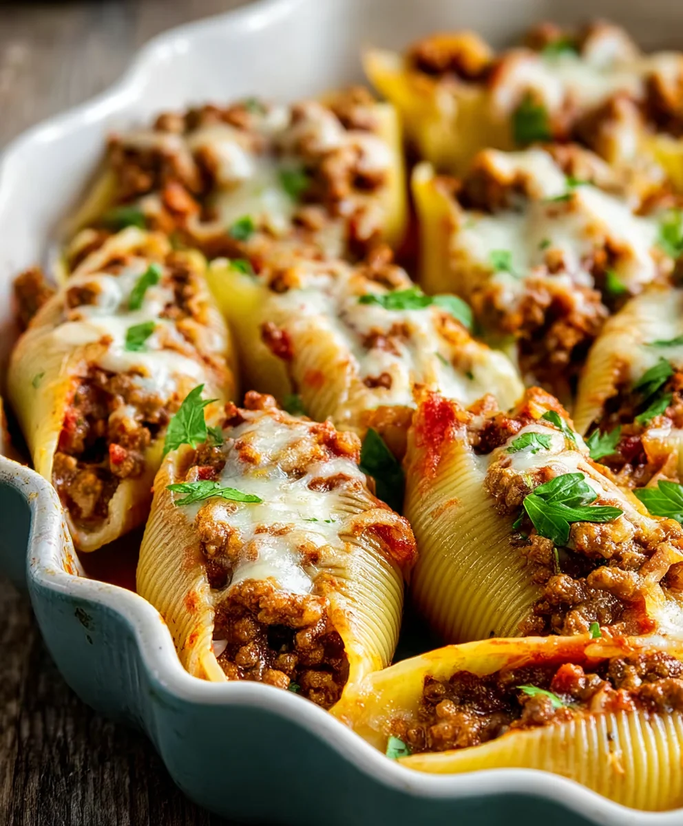 Easy Taco Stuffed Shells - Flavorful Beef Recipe