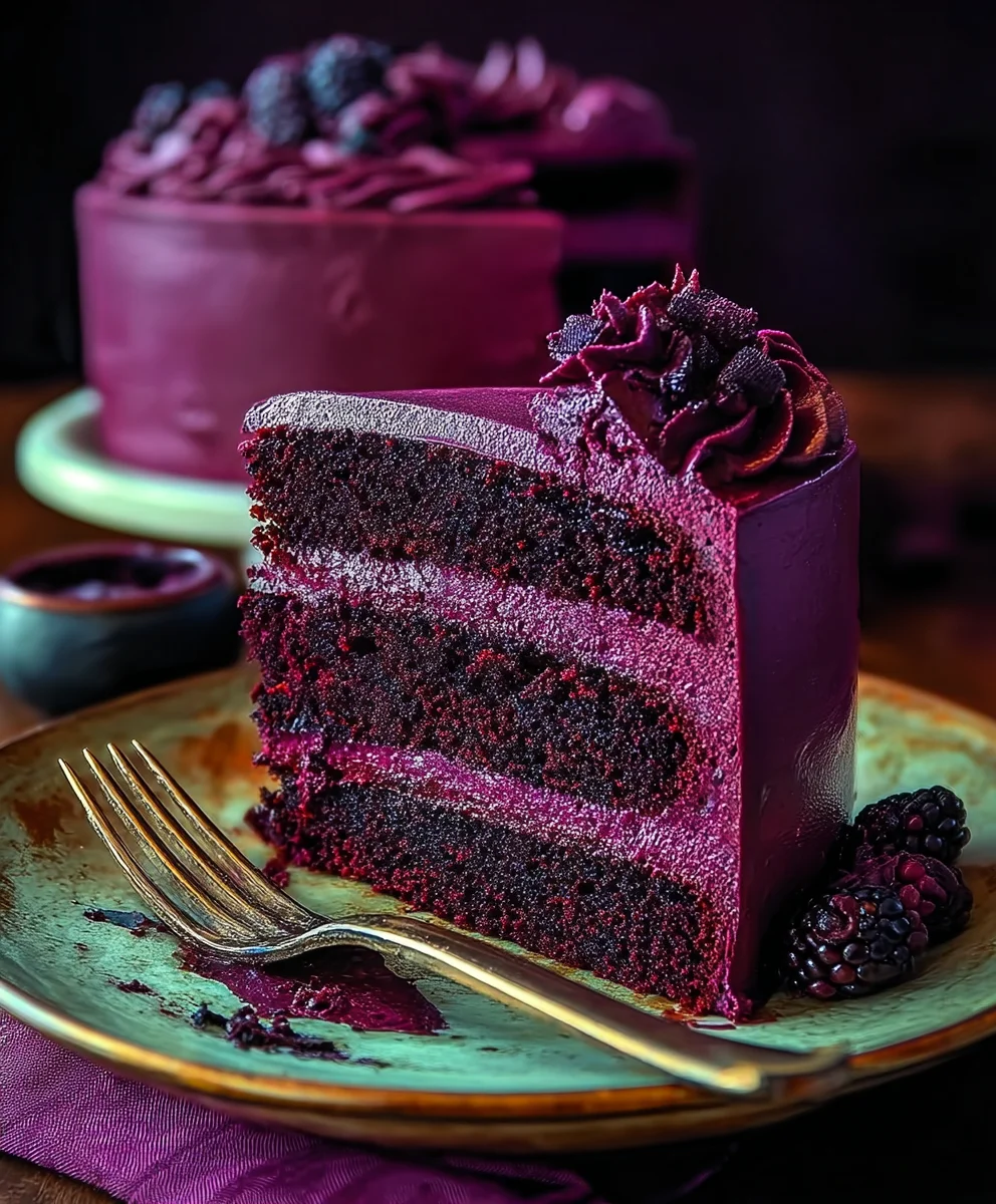 Decadent Purple Velvet Cake Recipe-Easy & Delicious