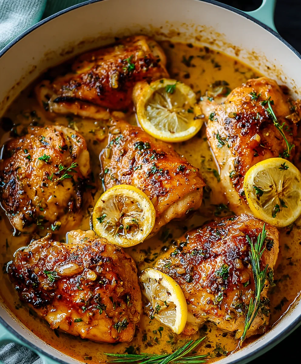 Easy Baked Lemon Butter Chicken Recipe