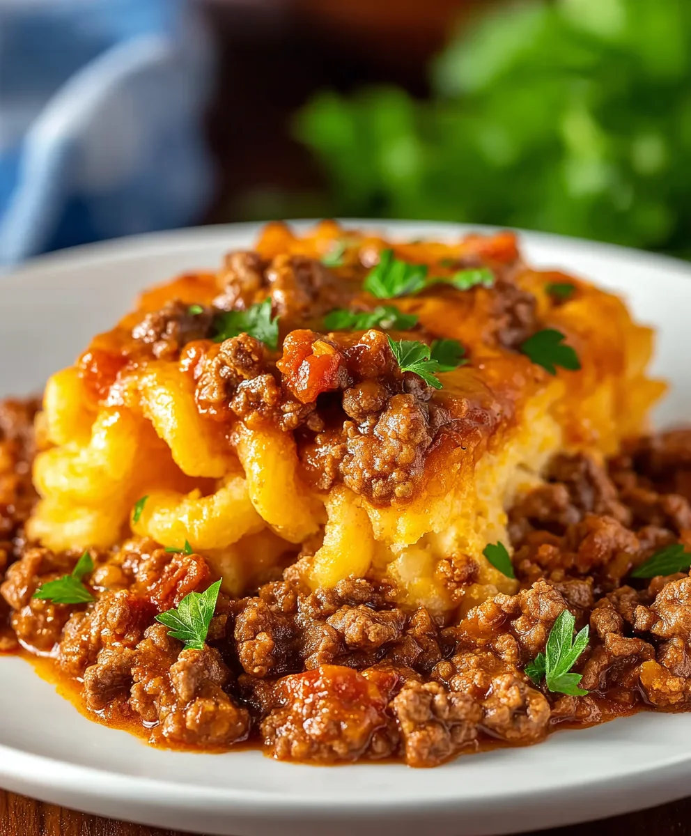 Easy Sloppy Joe Casserole - Quick Family Dinner