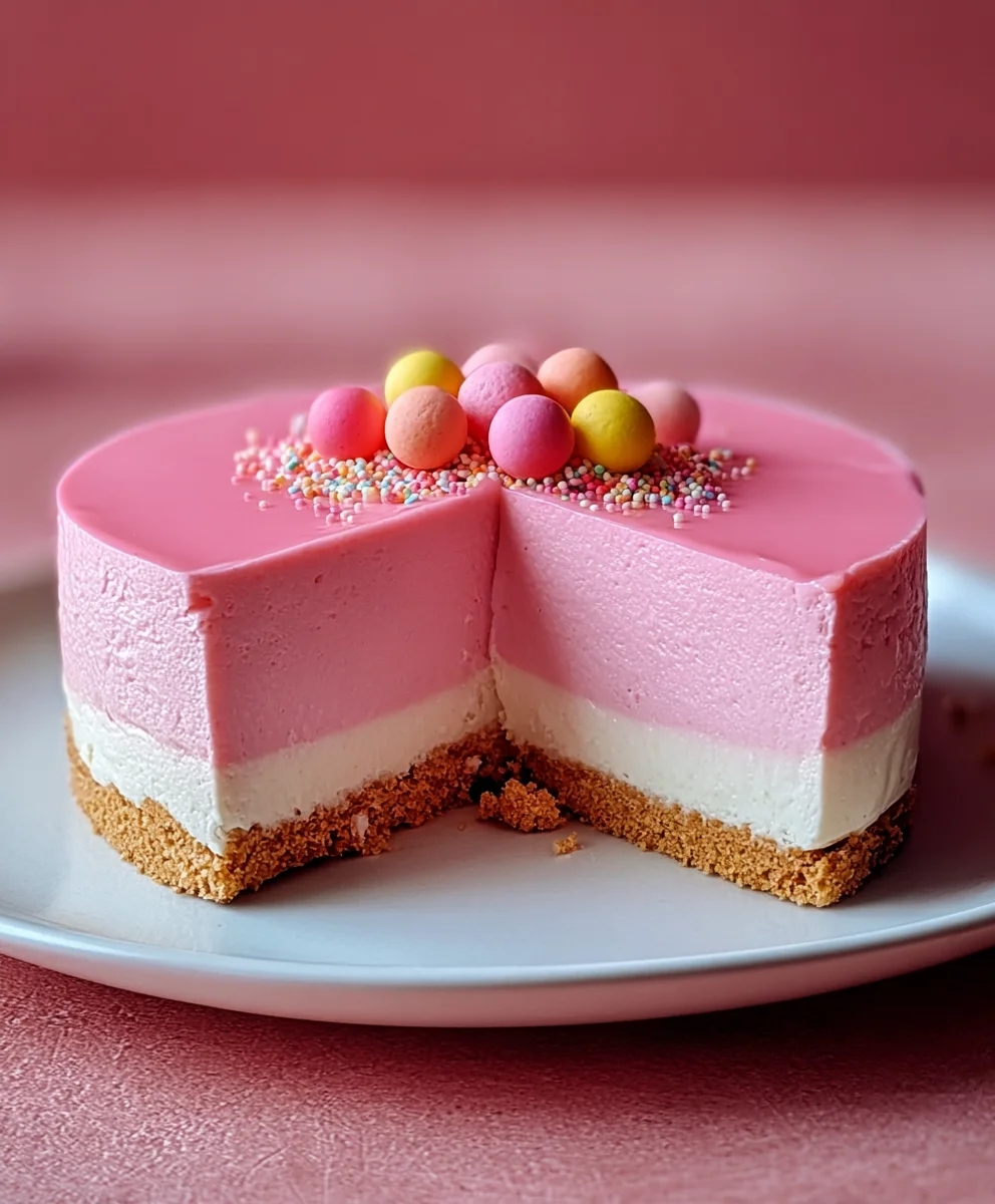 Bubblegum Cheesecake-Sweet Treat Your Taste Buds Will Love