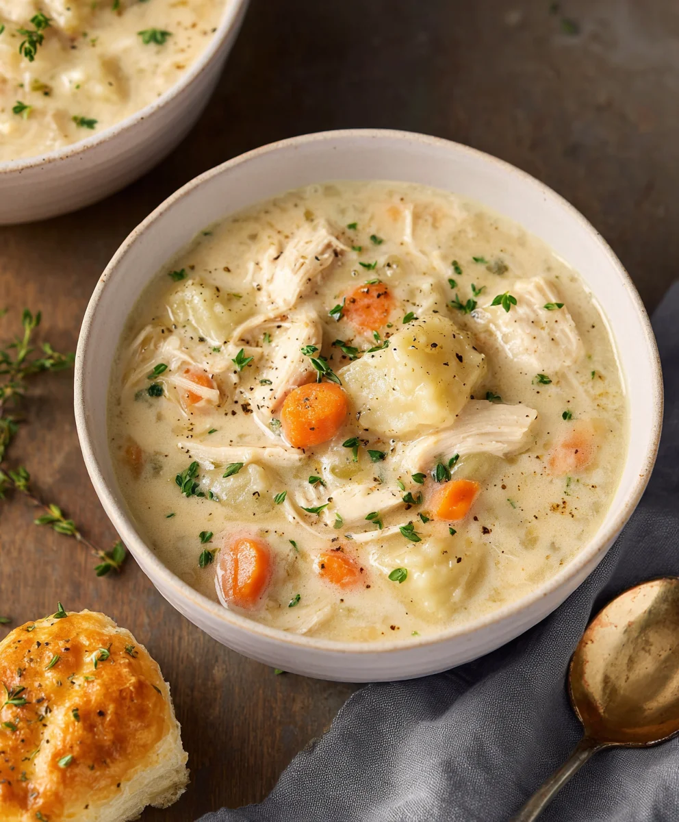 Easy Chicken Pot Pie Soup Recipe - Cozy Comfort Food