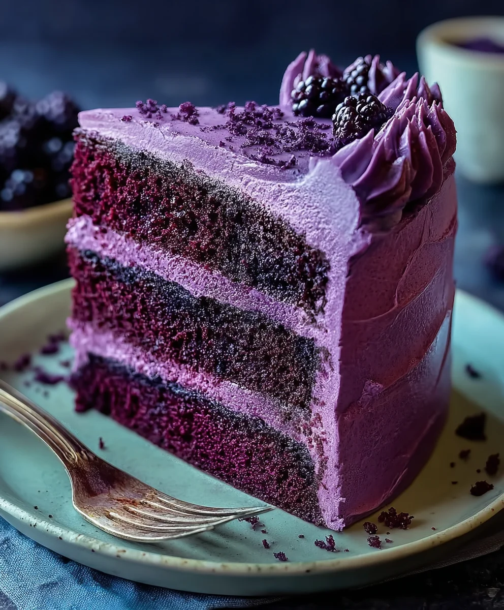 Decadent Purple Velvet Cake Recipe-Easy & Delicious