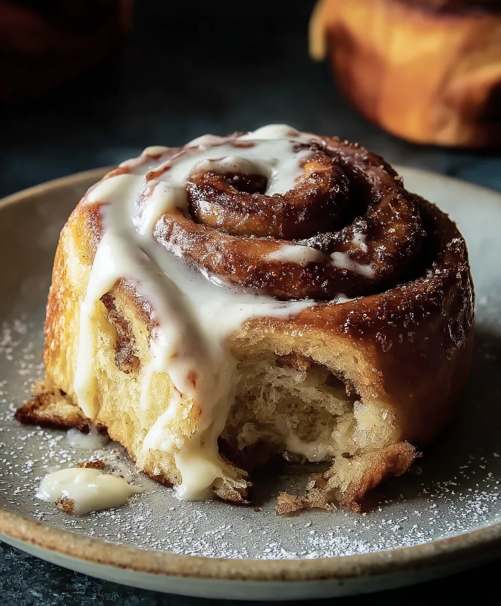 Fluffy Cinnamon Rolls with Creamy Heavy Cream Filling