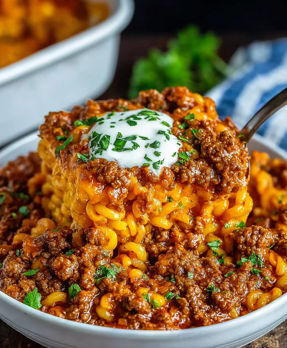Easy Sloppy Joe Casserole - Quick Family Dinner