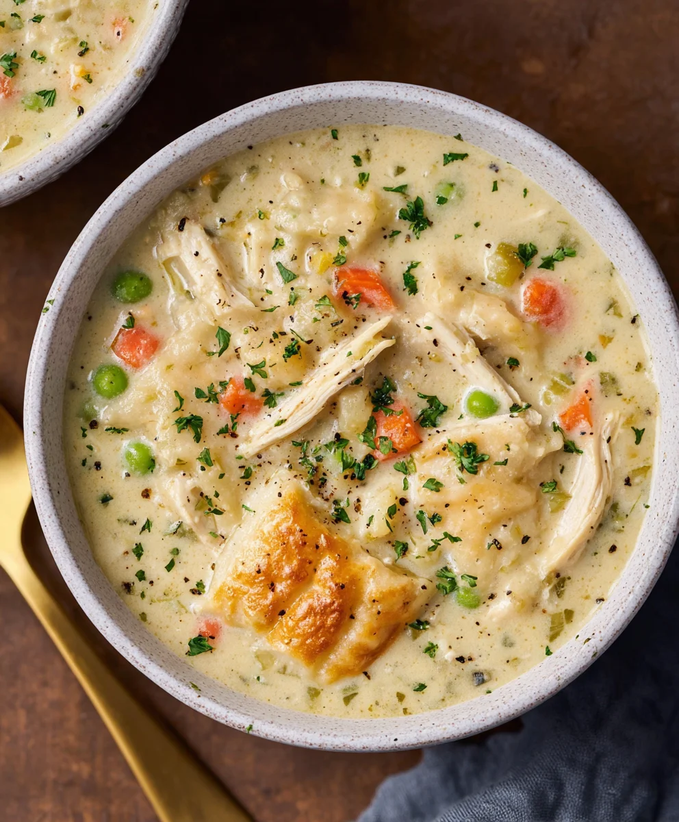 Easy Chicken Pot Pie Soup Recipe - Cozy Comfort Food