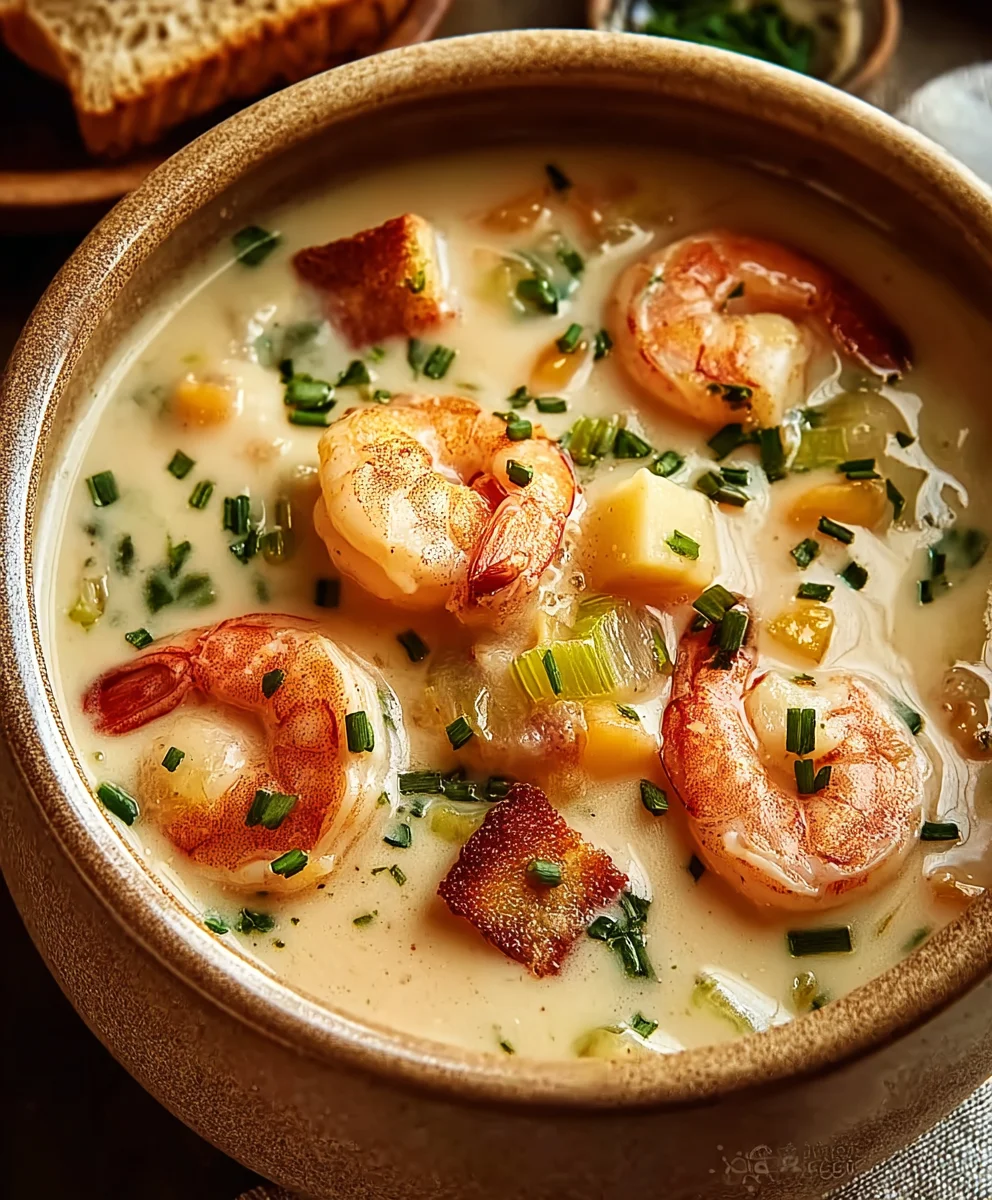 Creamy Shrimp Chowder Recipe-Hearty & Delicious