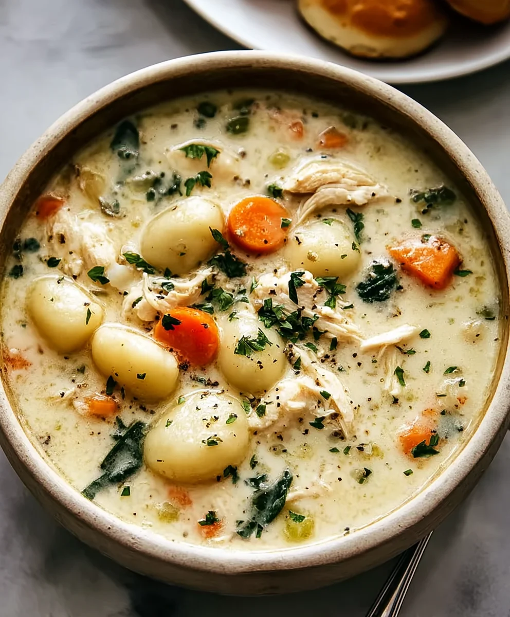 Creamy Chicken Gnocchi Soup Recipe - Comfort in a Bowl