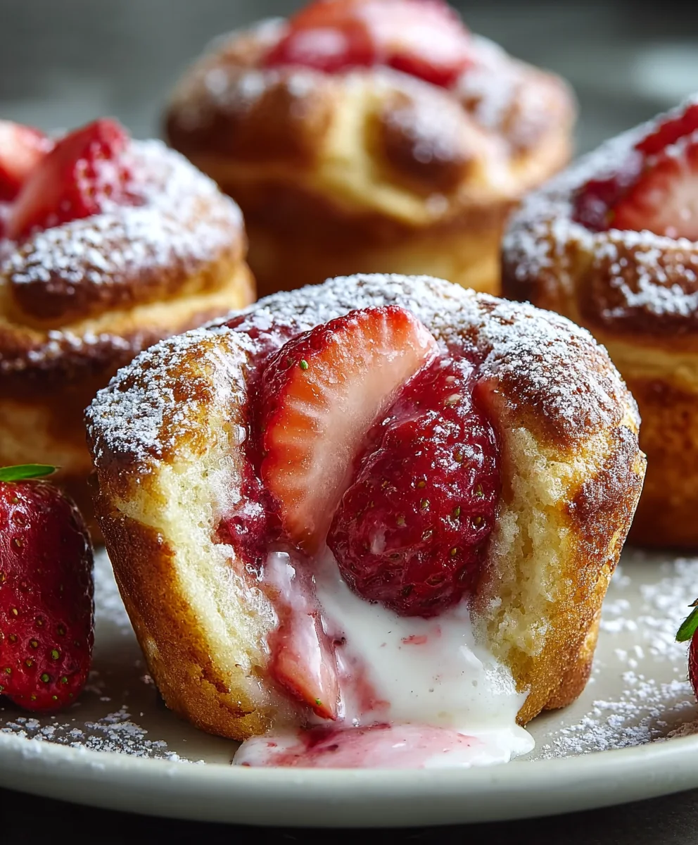 Strawberry French Toast Muffins-Easy Breakfast Treat