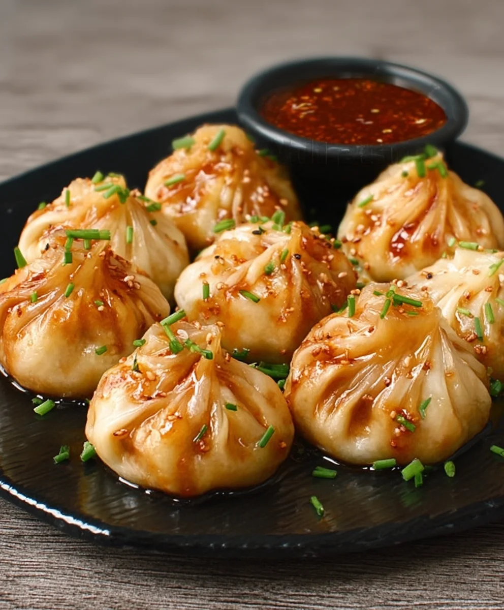 Soyabean Momos Recipe - Easy Veg Soya Chunks Momos