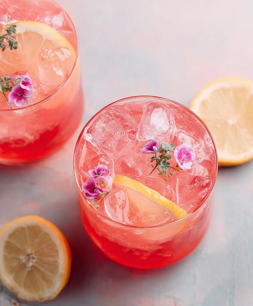 Refreshing Pink Lemonade Drink- Non-Non-Non-Alcoholic Alternativeic Twist