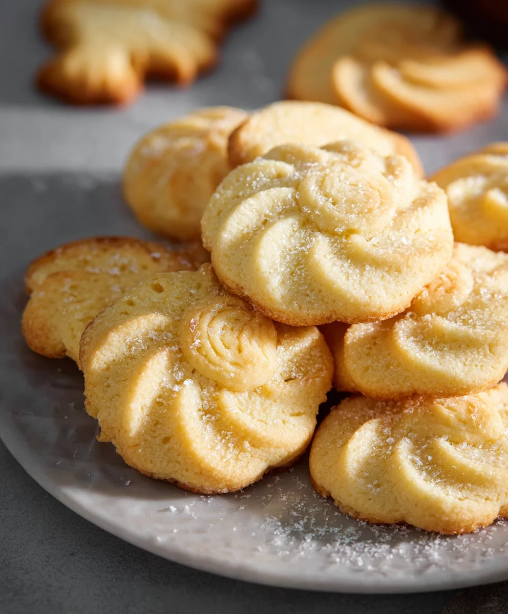 Melt in Mouth Danish Butter Cookies Easy Recipe