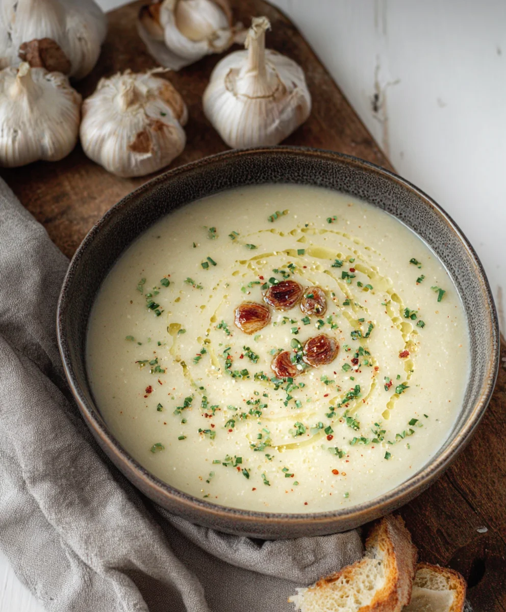 Easy Roasted Garlic Soup - Flavorful & Simple Recipe