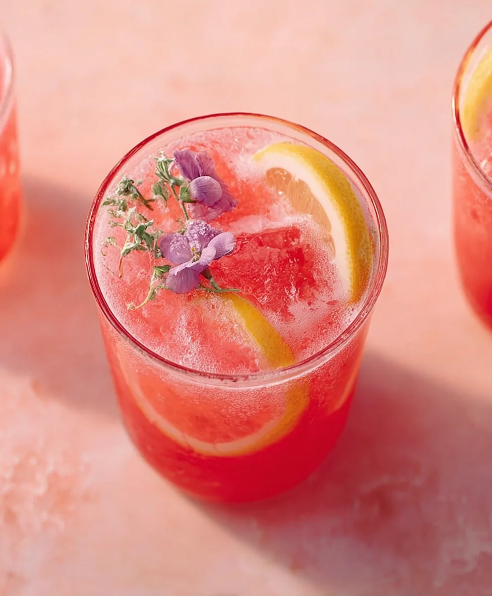 Refreshing Pink Lemonade Drink- Non-Non-Non-Alcoholic Alternativeic Twist