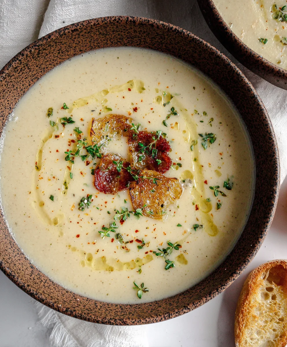 Easy Roasted Garlic Soup - Flavorful & Simple Recipe