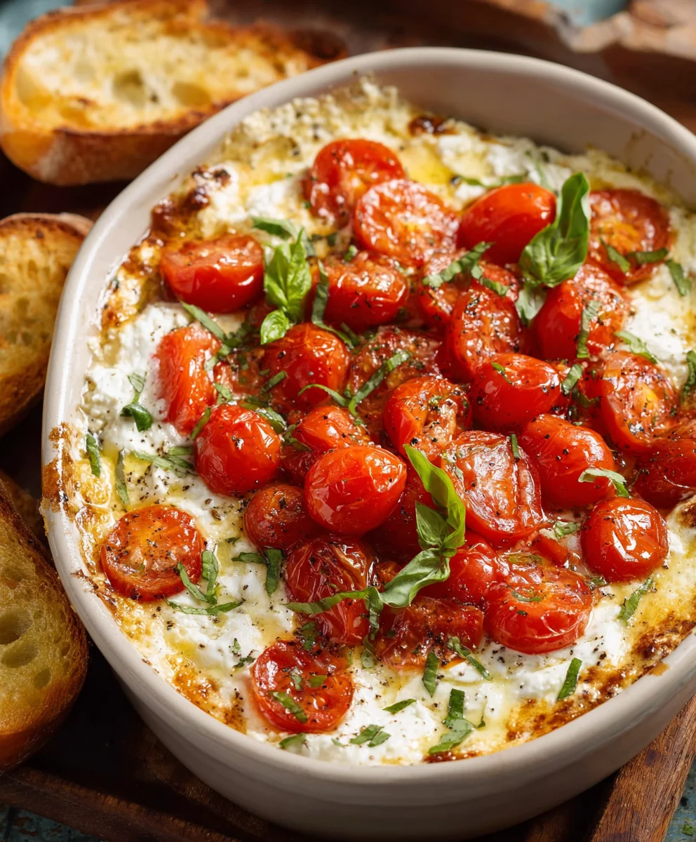 Easy Caprese Dip Recipe-Fresh & Delicious