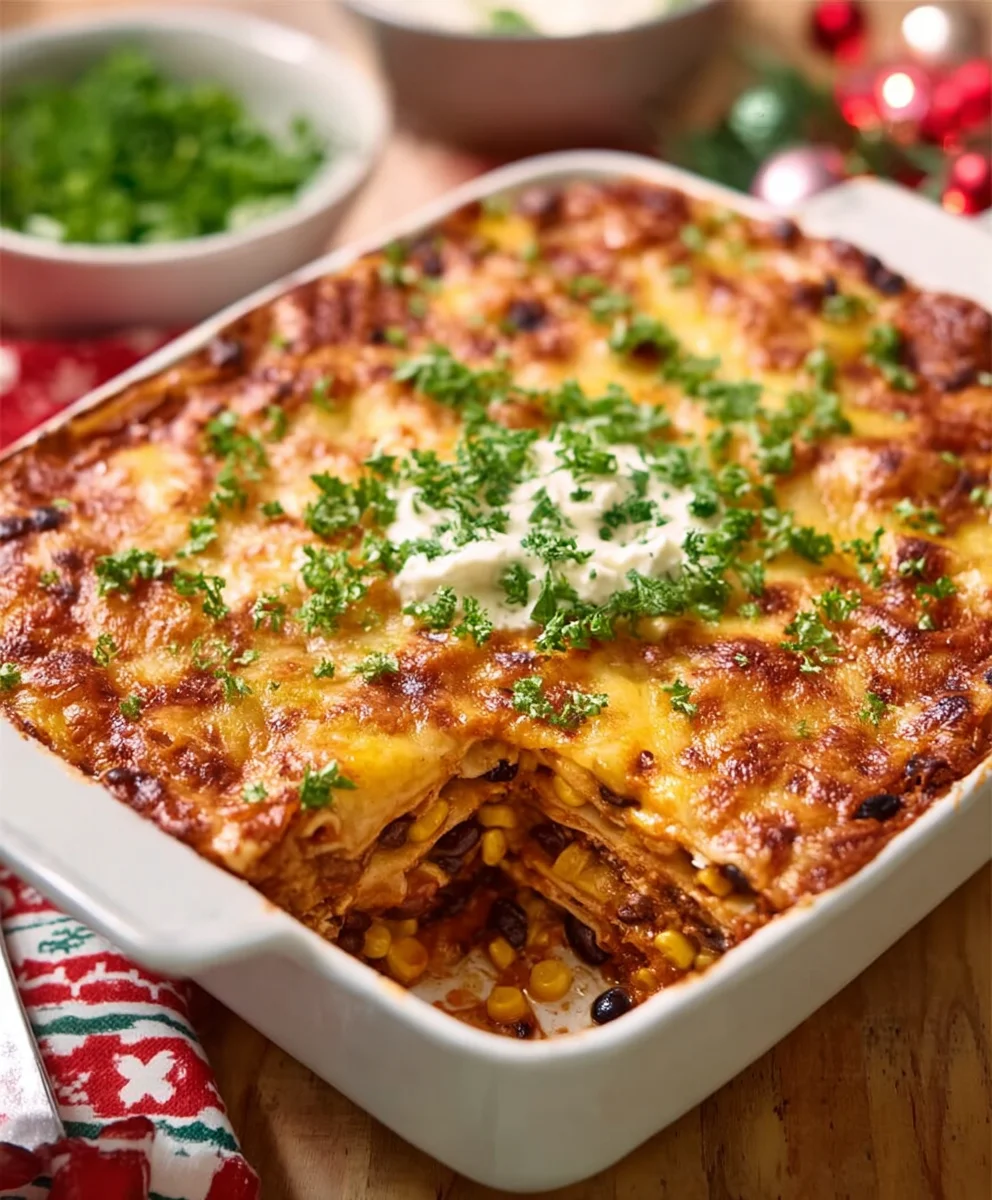 Easy Veggie Mexican Lasagna Recipe - Flavorful & Quick
