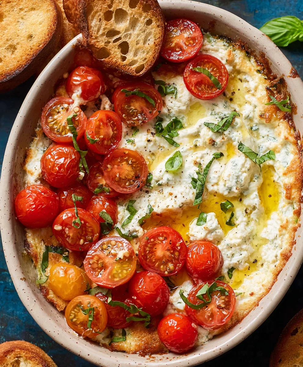 Easy Caprese Dip Recipe-Fresh & Delicious