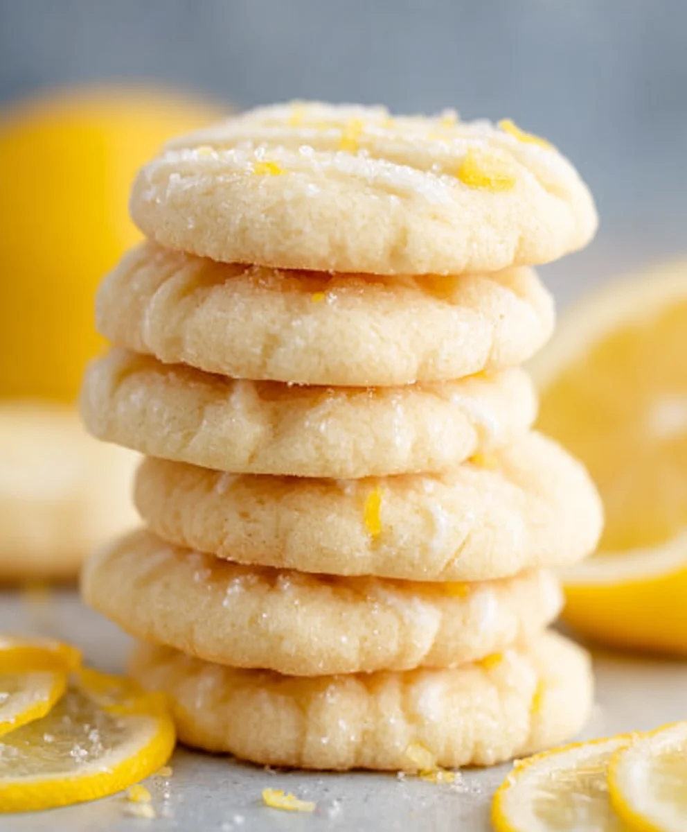 Easy Lemon Sugar Cookies - Zesty & Delicious