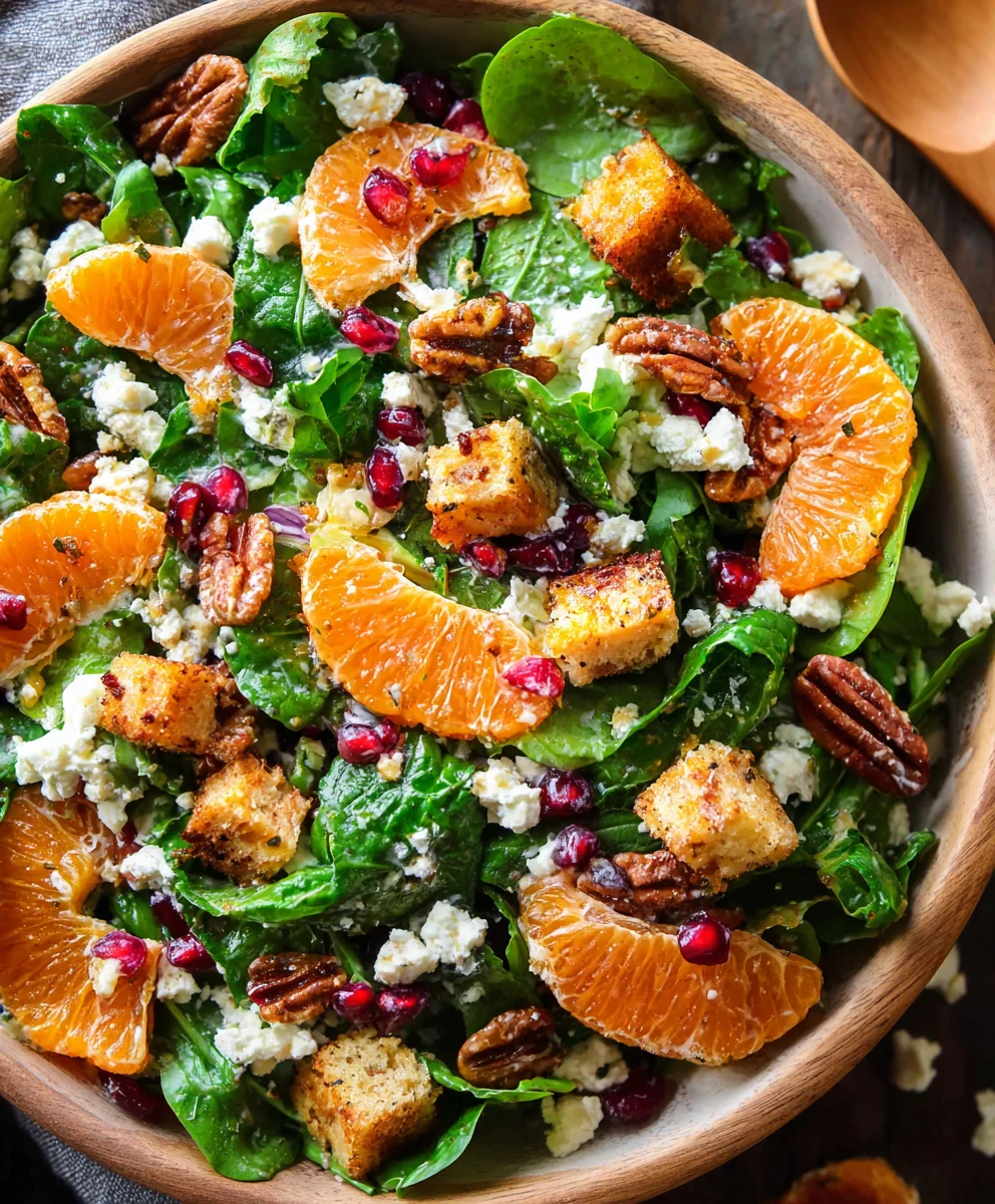 Festive Christmas Salad-Easy Beef & Bright Flavors