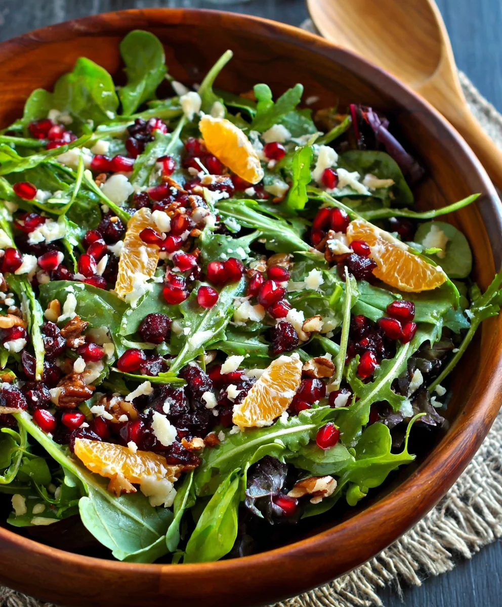 Festive Christmas Salad- Easy Delicious Recipe