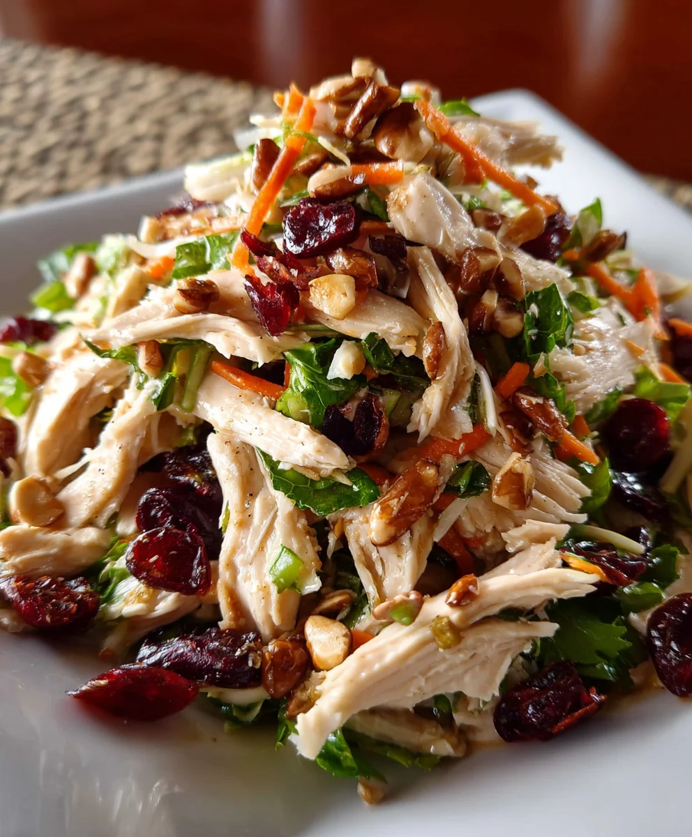 Asian Chicken Cranberry Salad- Minute Meal