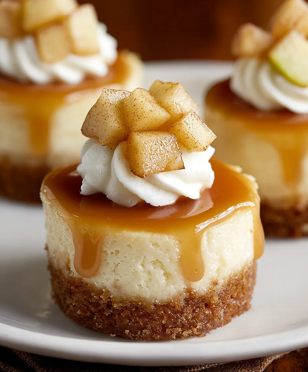 Easy Apple Mini Cheesecakes-Perfect Dessert