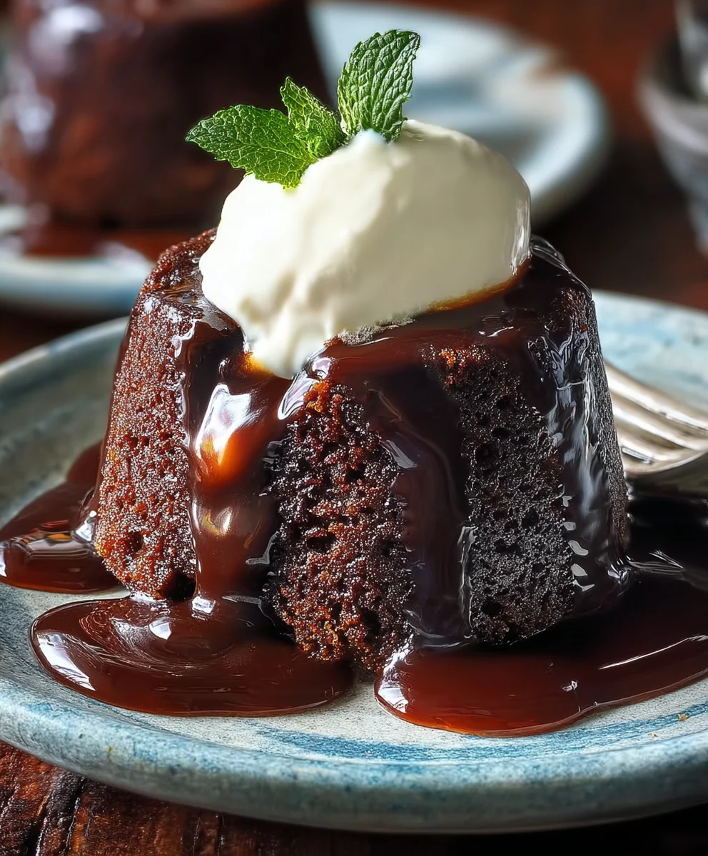 Decadent Chocolate Sticky Toffee Puddings for Two