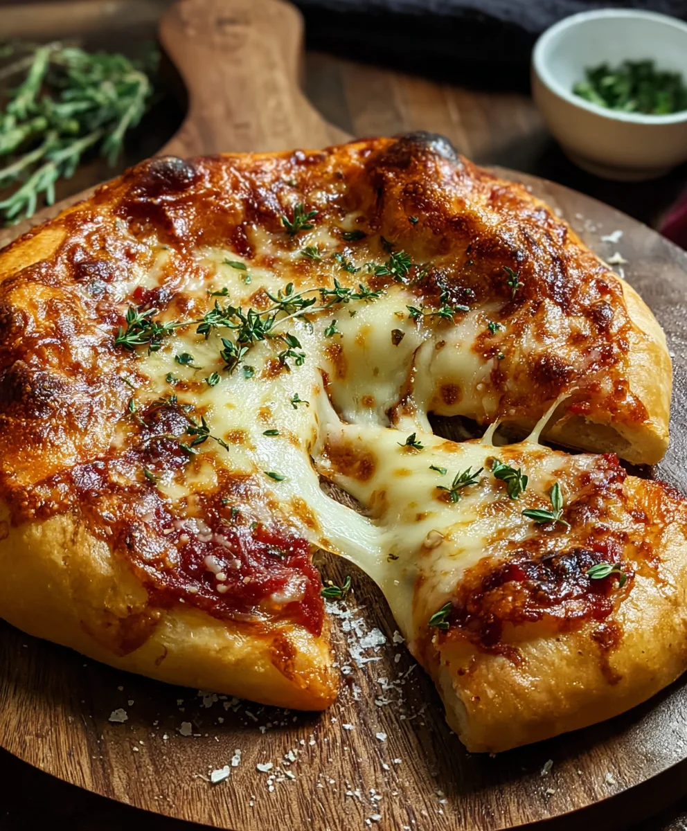 Stuffed Brie Cheese Pizza Recipe-Ultimate Comfort Food