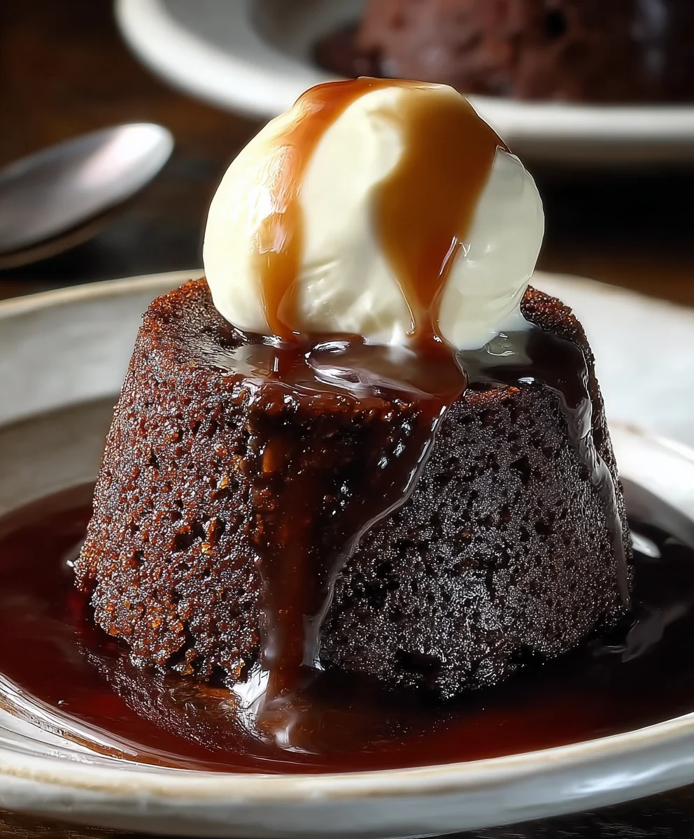 Decadent Chocolate Sticky Toffee Puddings for Two