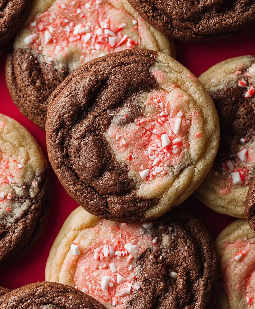 Peppermint Mocha Cookies-Festive Chocolate Delight