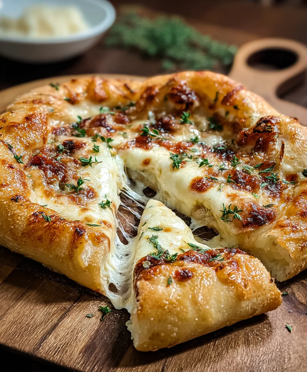 Stuffed Brie Cheese Pizza Recipe-Ultimate Comfort Food