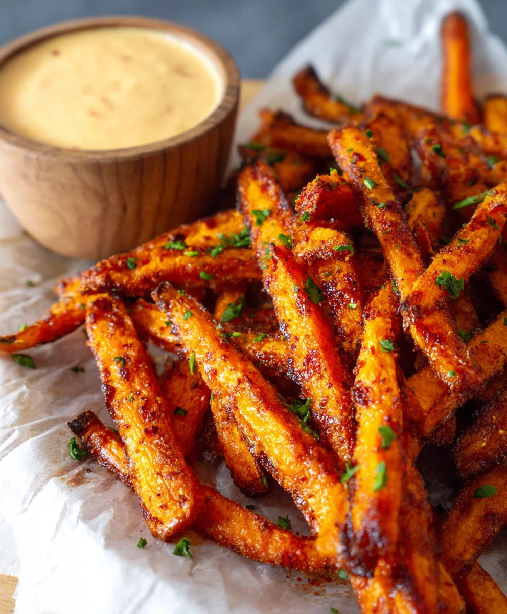 Baked Carrot Fries with Garlic Aioli Recipe