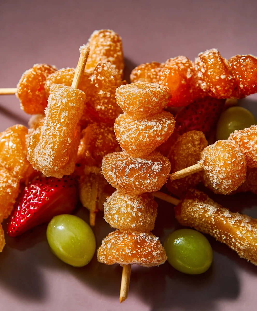 Easy Tanghulu Recipe-Homemade Candy Fruit Skewers