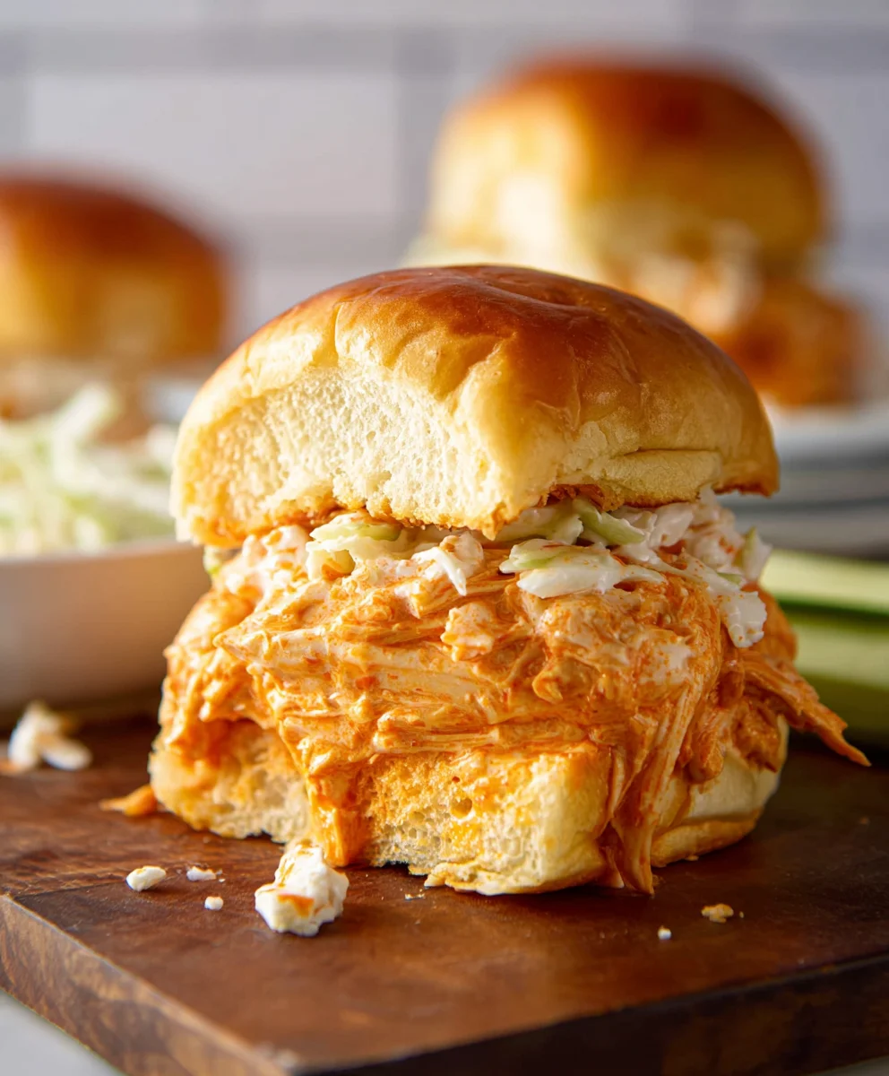 Spicy Buffalo Chicken Sliders - Quick & Easy Recipe