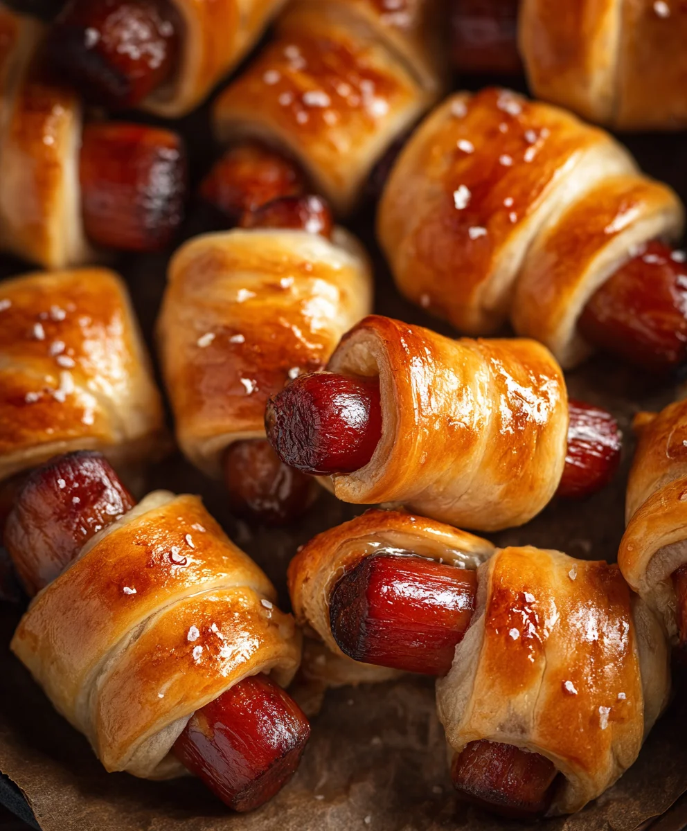 Sweet Glazed Pigs in a Blanket - Easy Appetizer