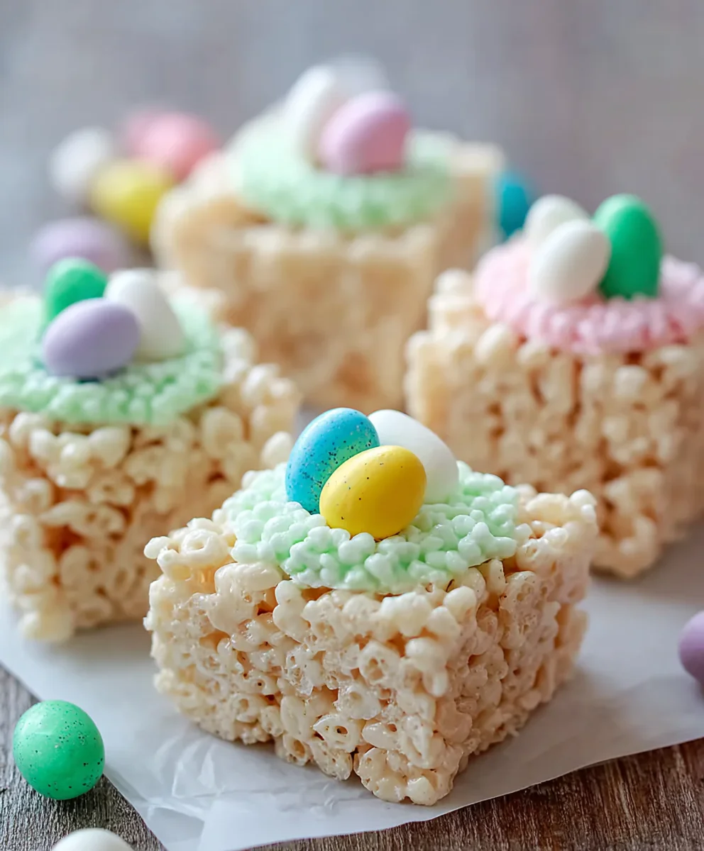 Easter Rice Krispie Treats-Festive & Fun Recipe