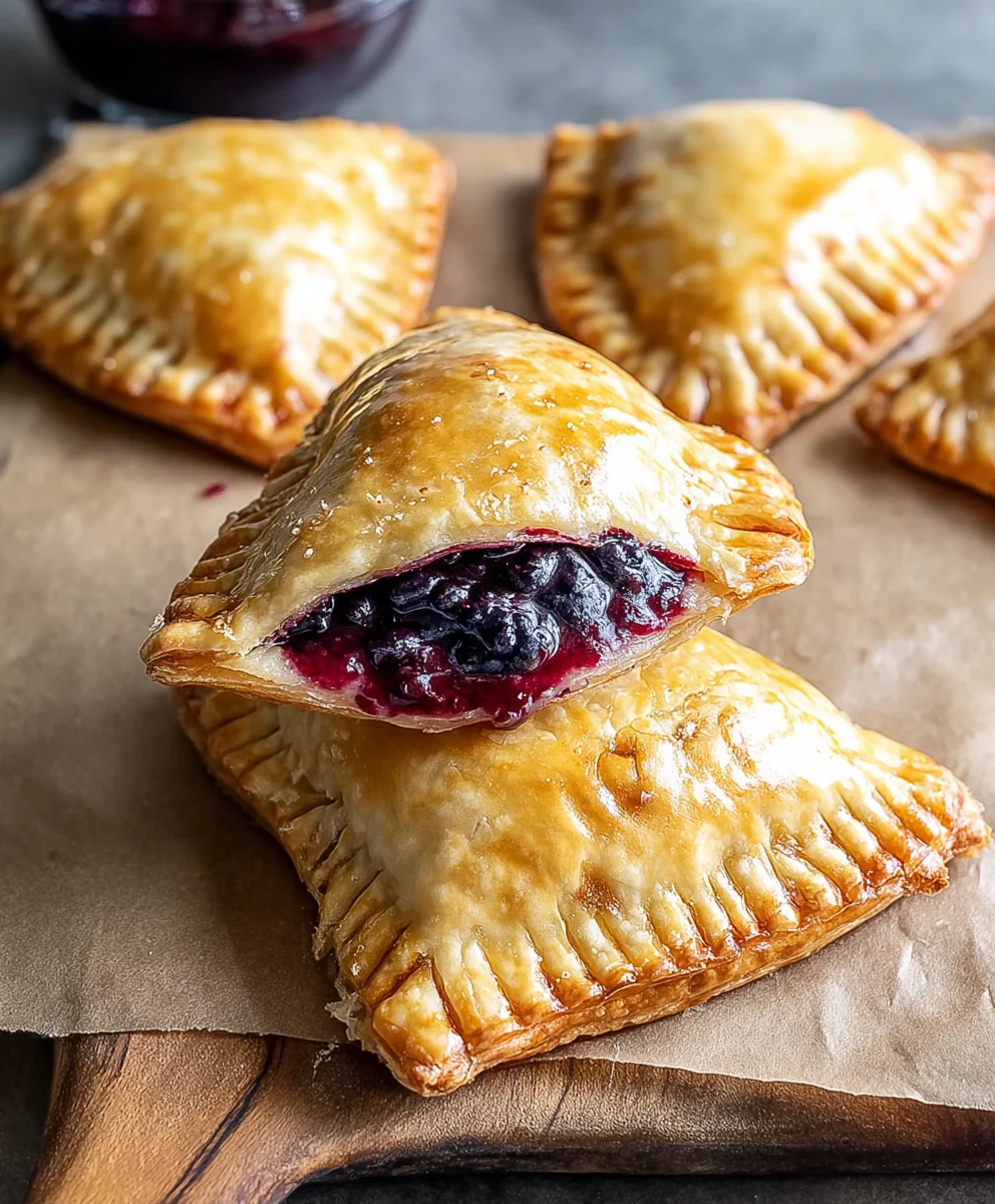 Easy Blackberry Hand Pies-Sweet Summer Dessert