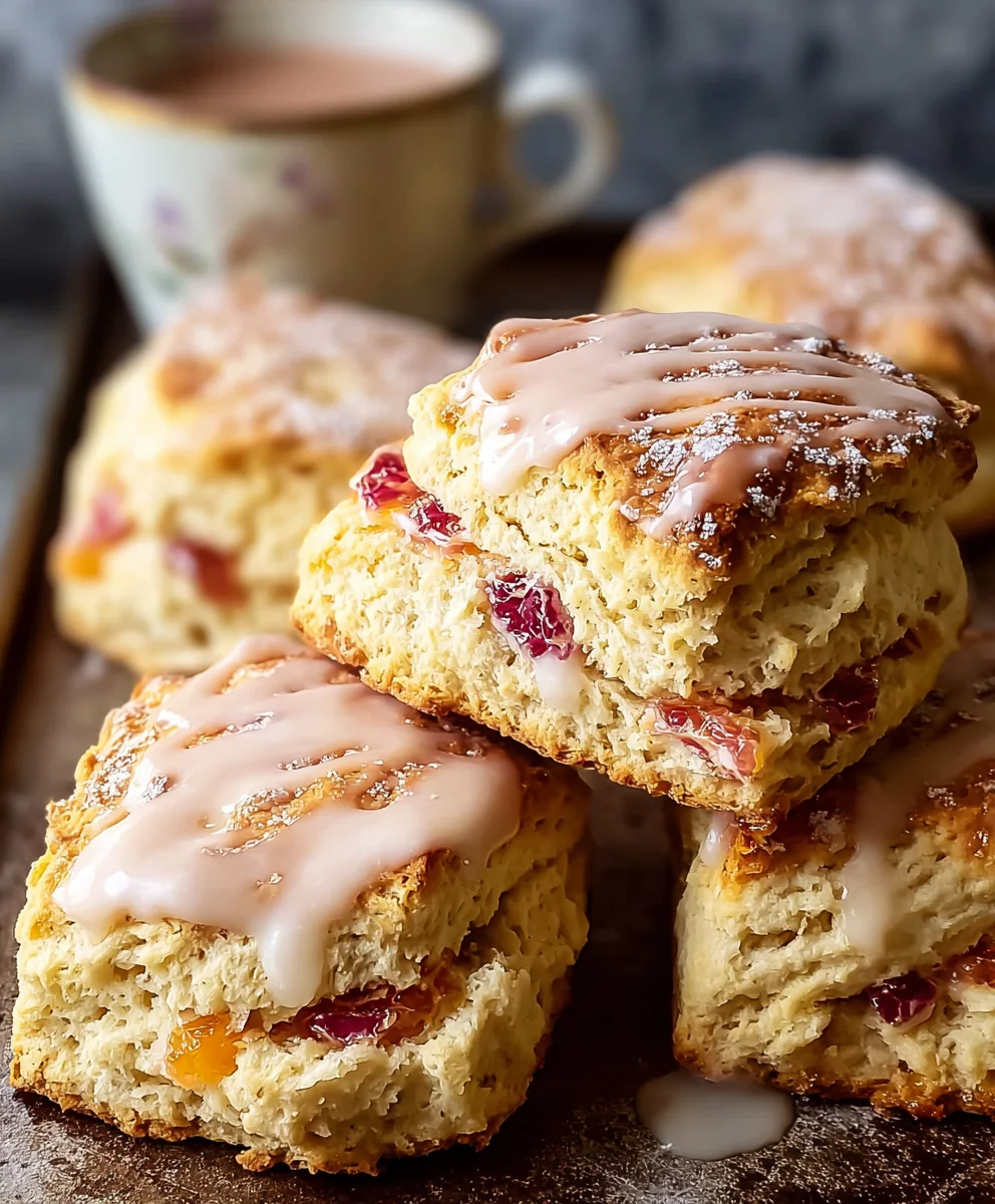 Blood Orange Scones - Zesty Citrus Baking Bliss