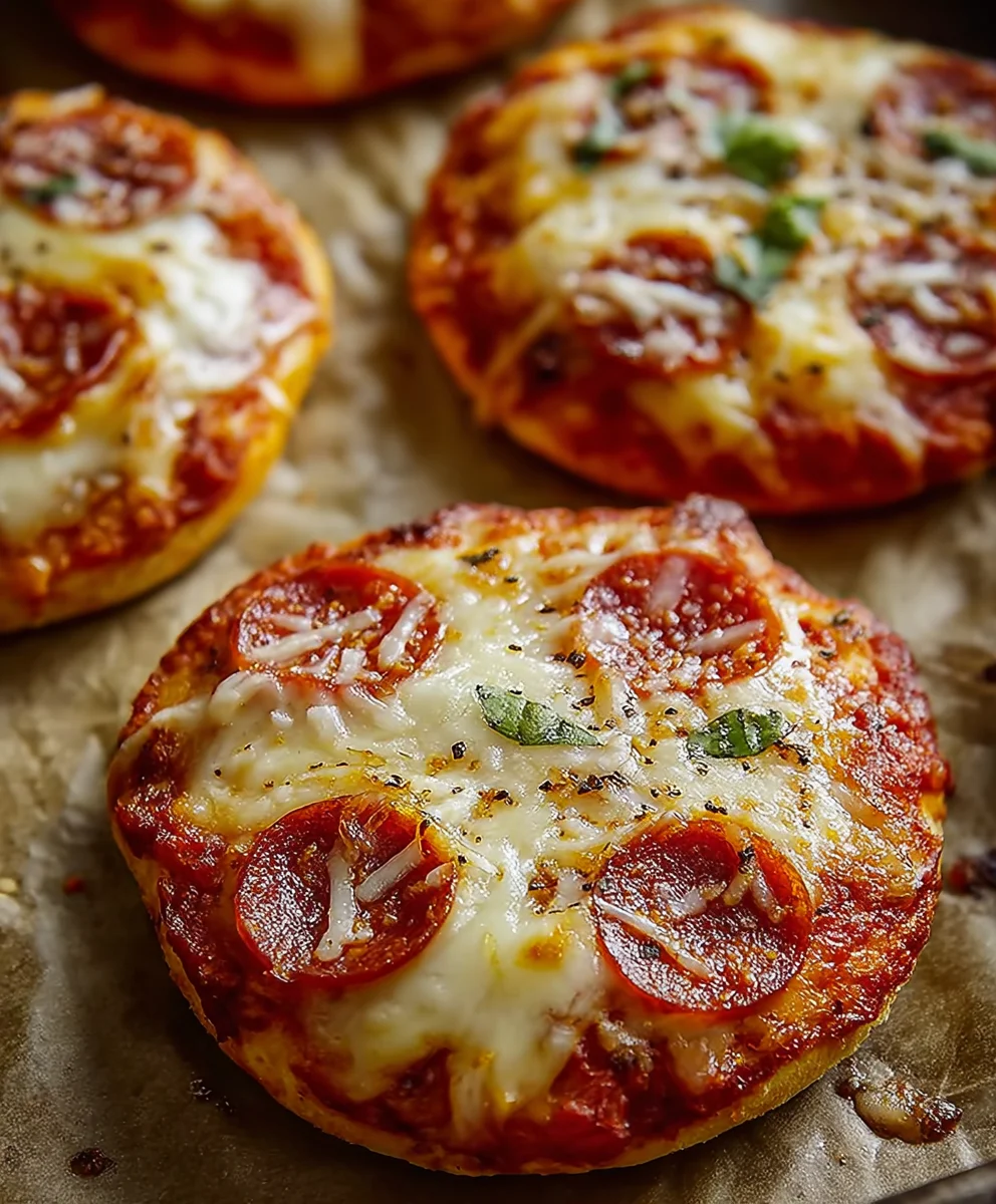 Easy Mini Lunchbox Pizzas-Kid Friendly & Quick