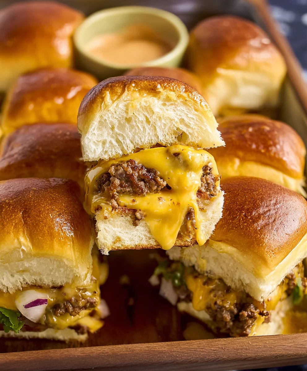 Cheeseburger Sliders - Easy Bite-Sized Beef Burger Bliss