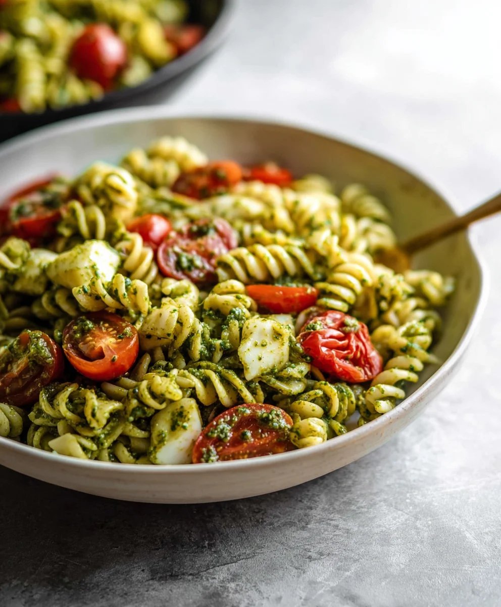 Easy Pesto Pasta Salad - Fresh & Flavorful Recipe